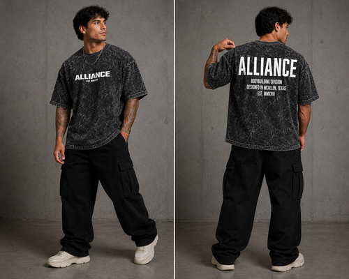 [PRE ORDER] The Foundation Tee | "ACID BLACK"