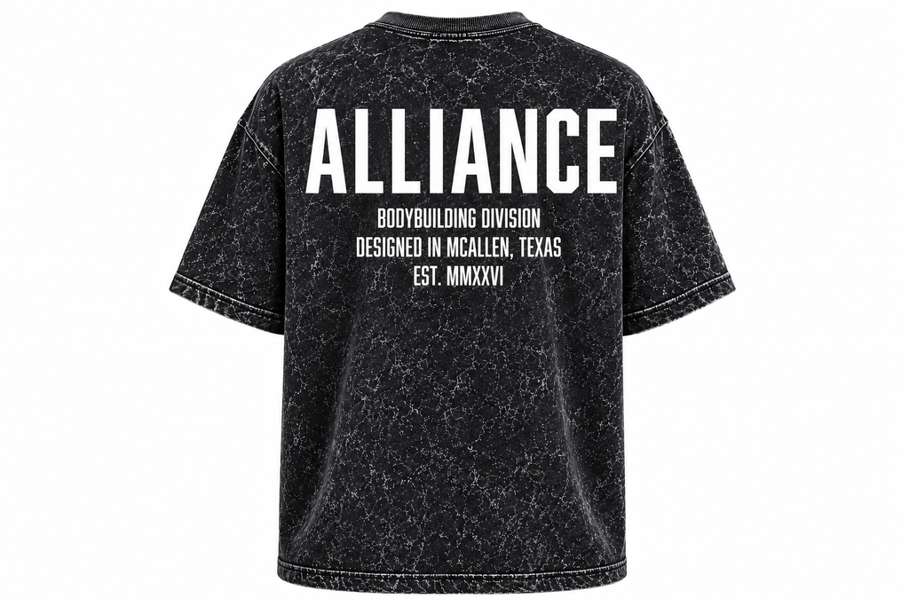 The Foundation Tee | "ACID BLACK"
